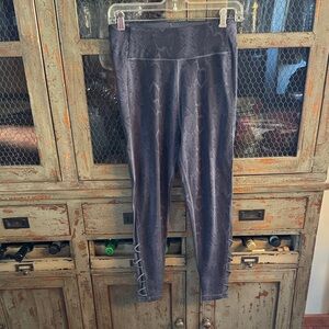 Victoria's Secret Charcoal snakeskin Leggings